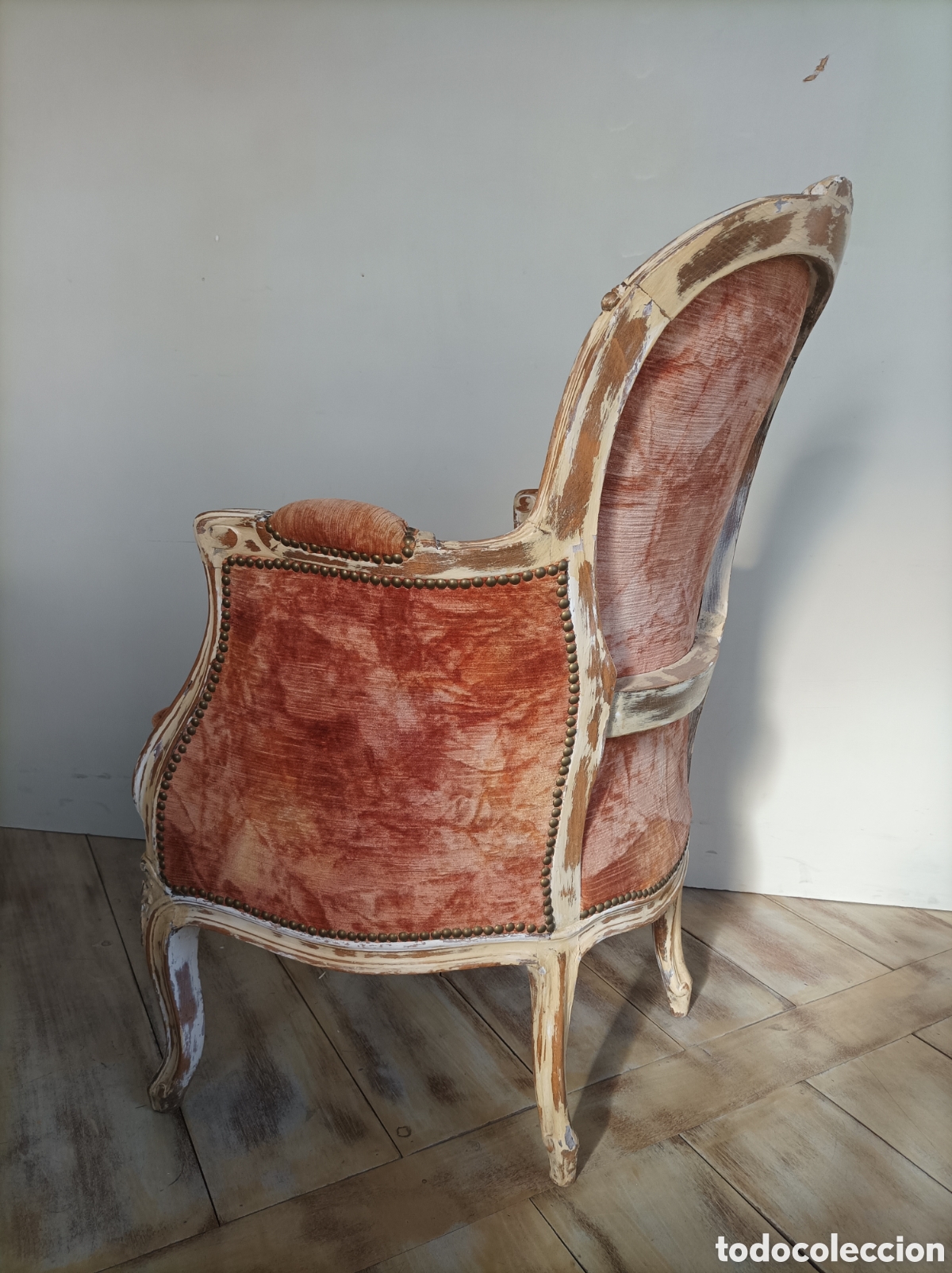 Antig&uuml;edades: Sill&oacute;n antiguo. Francia S.XIX - Foto 5