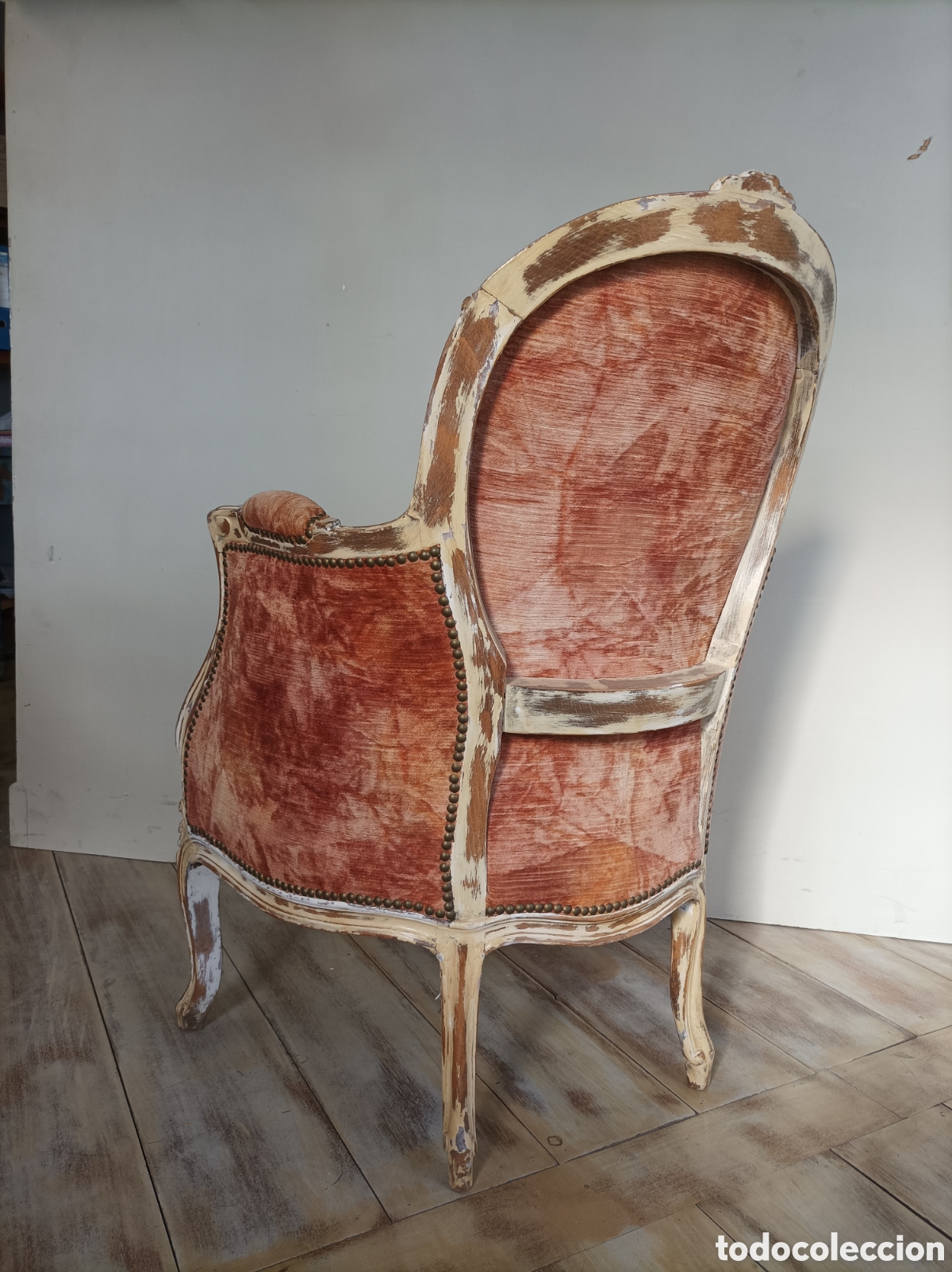 Antig&uuml;edades: Sill&oacute;n antiguo. Francia S.XIX - Foto 7