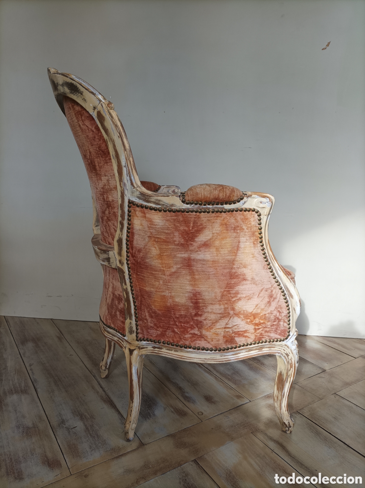 Antig&uuml;edades: Sill&oacute;n antiguo. Francia S.XIX - Foto 8