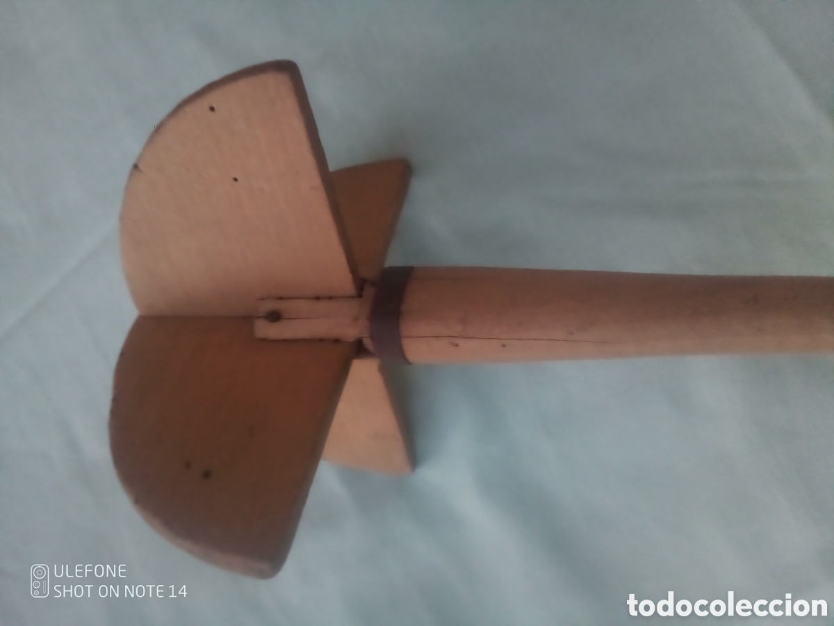 Antig&uuml;edades: BATIDOR DE MADERA PARA COCINA - Foto 4