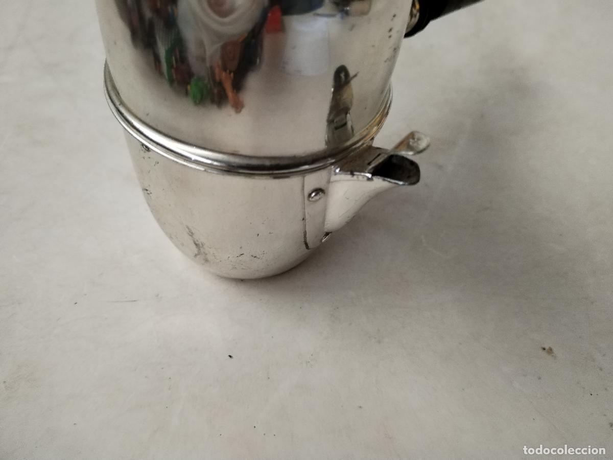 Antig&uuml;edades: antigua cafetera plateada c-140 - Foto 12