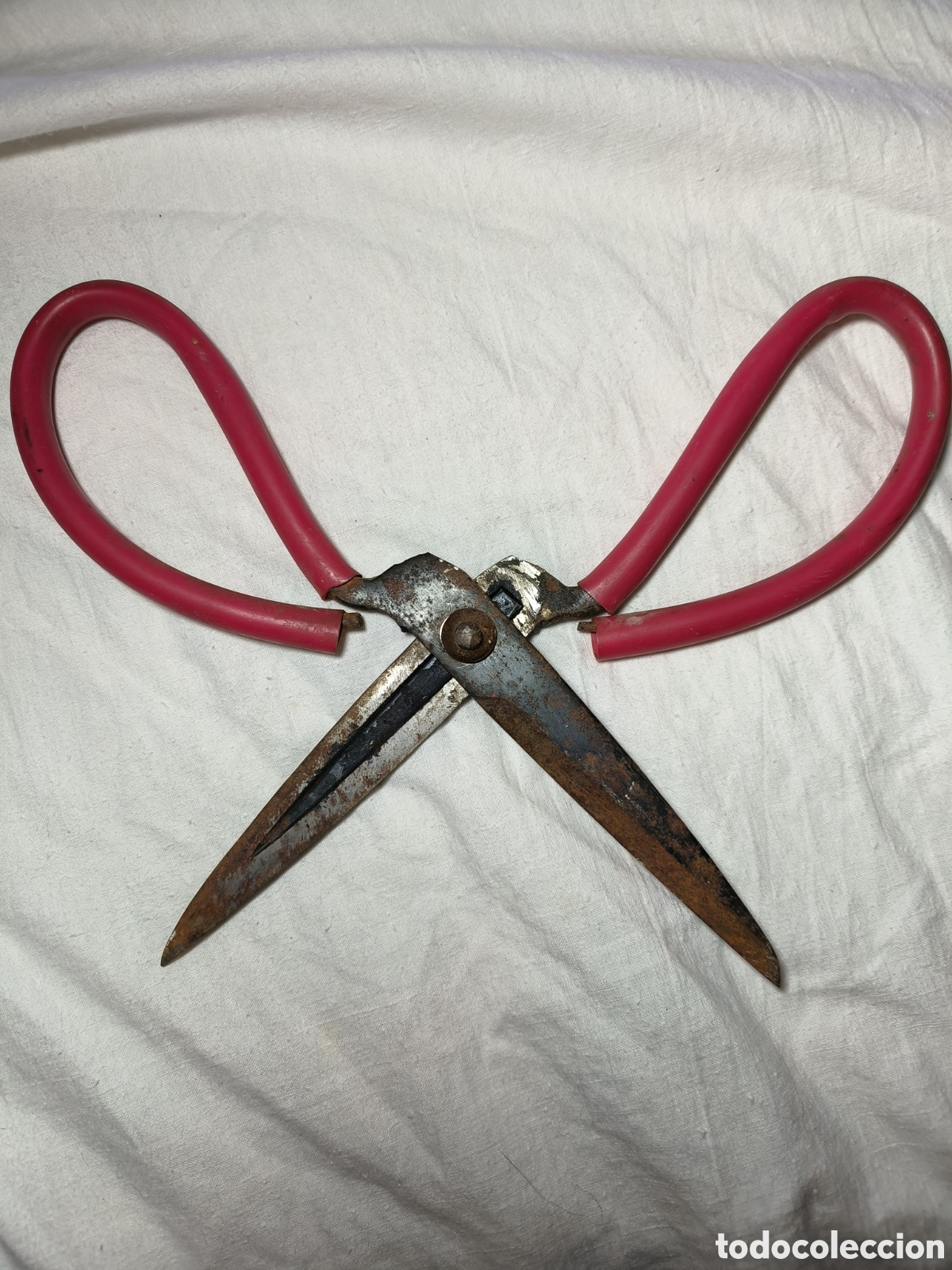 Antig&uuml;edades: Tijeras de hierro vintage - Foto 2