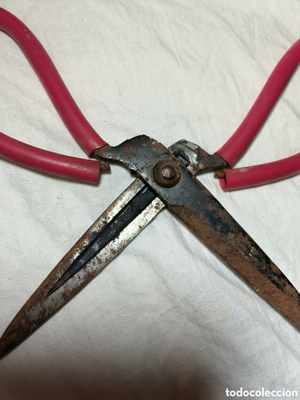 Antig&uuml;edades: Tijeras de hierro vintage - Foto 3