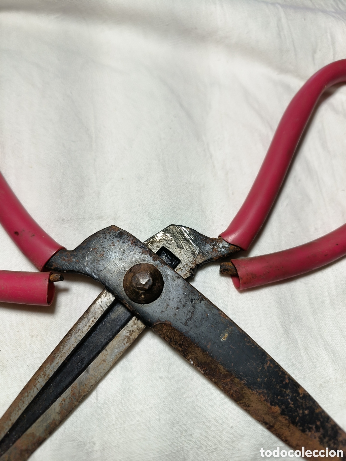 Antig&uuml;edades: Tijeras de hierro vintage - Foto 5