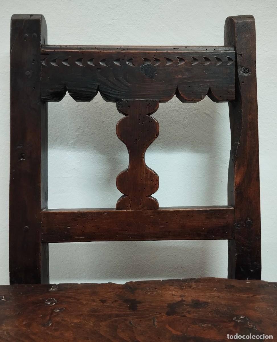 Antig&uuml;edades: SILLA RUSTICA SIGLO XVIII - Foto 3