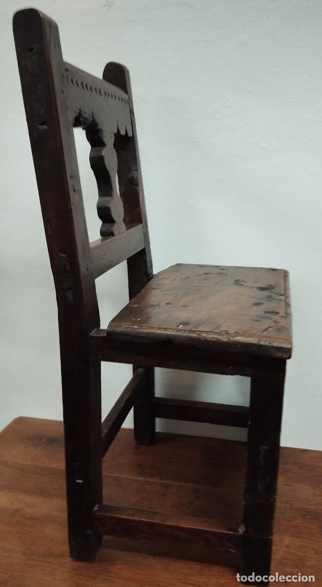 Antig&uuml;edades: SILLA RUSTICA SIGLO XVIII - Foto 6