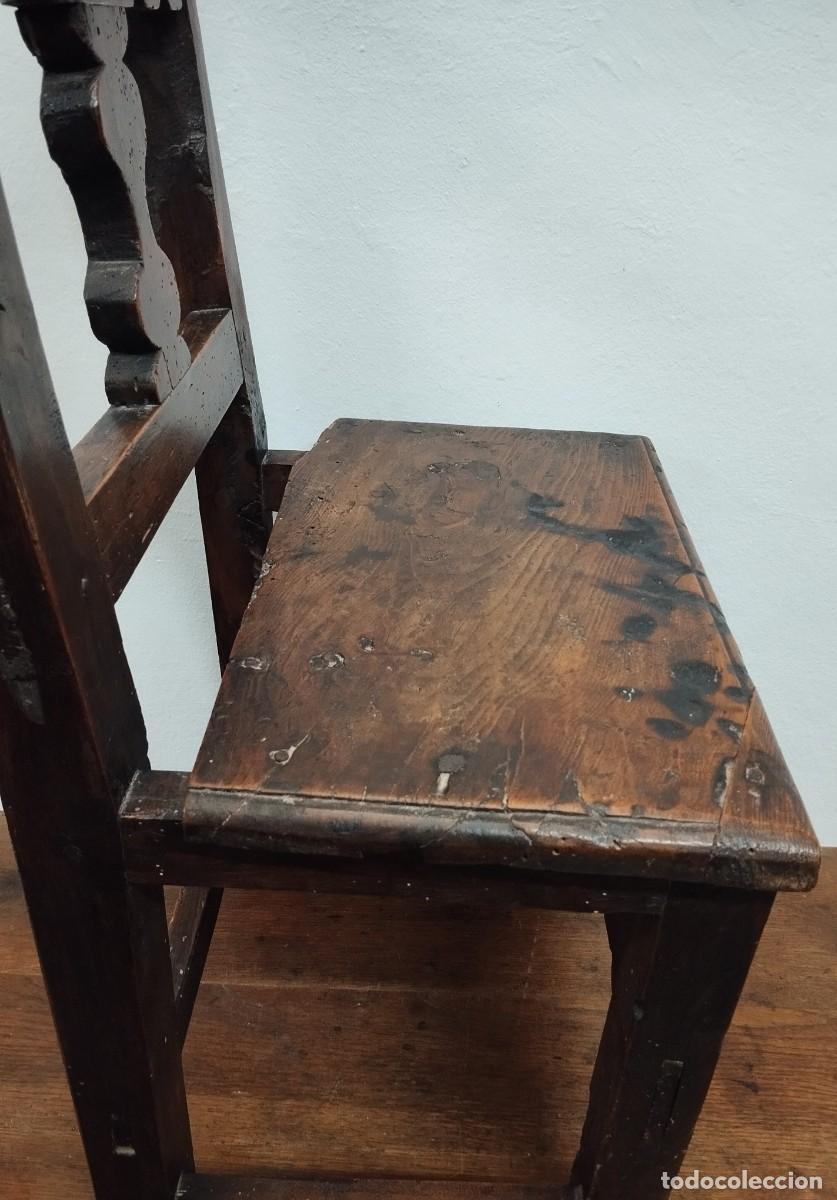 Antig&uuml;edades: SILLA RUSTICA SIGLO XVIII - Foto 7
