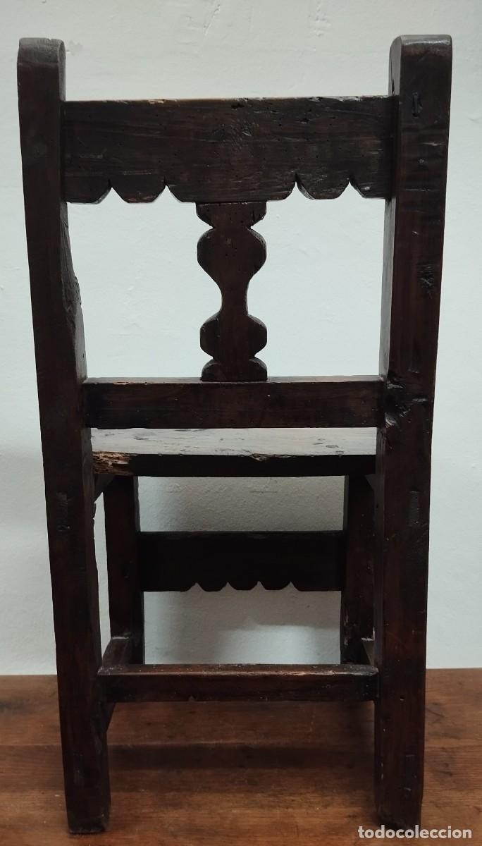 Antig&uuml;edades: SILLA RUSTICA SIGLO XVIII - Foto 10