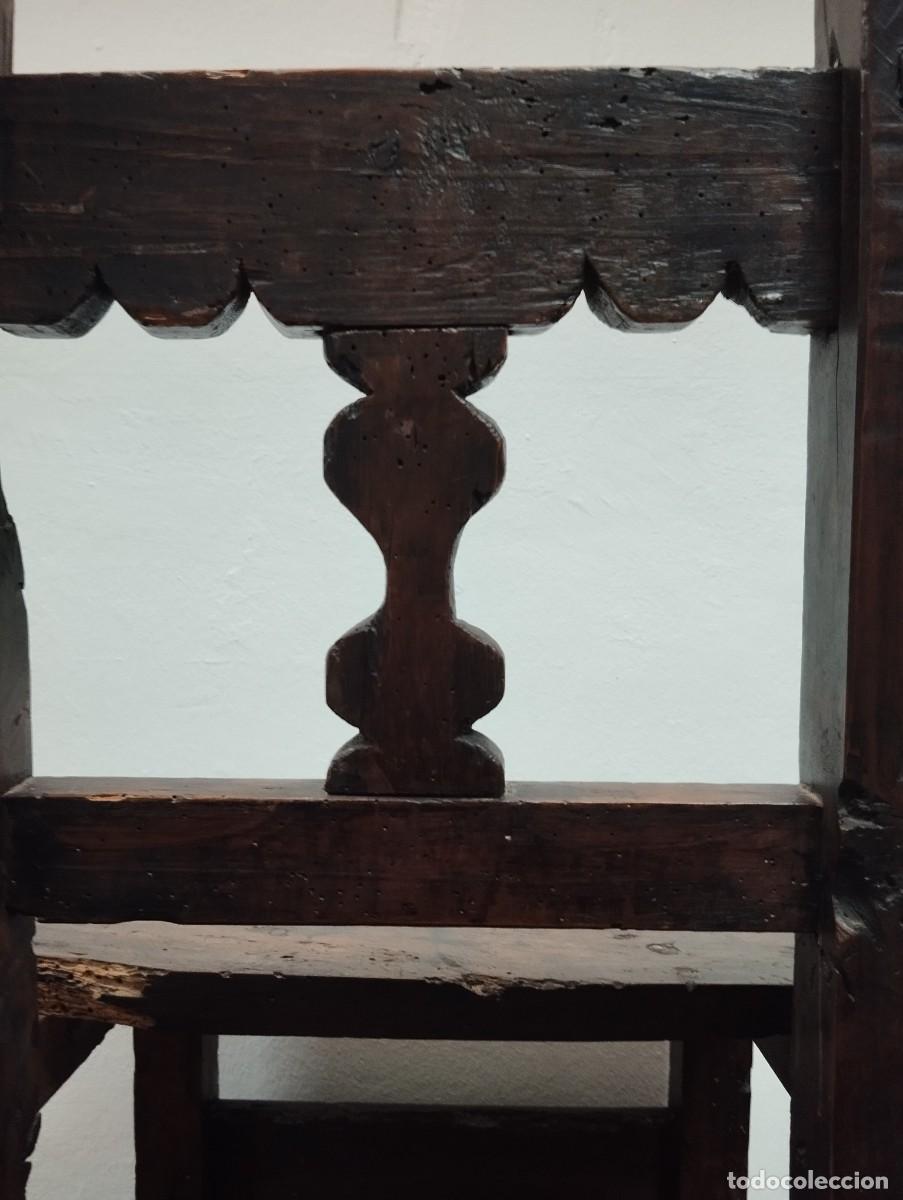 Antig&uuml;edades: SILLA RUSTICA SIGLO XVIII - Foto 12