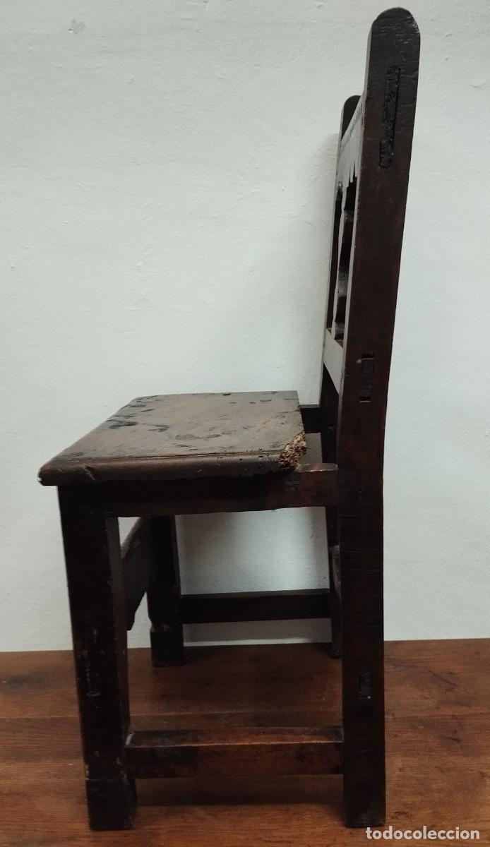Antig&uuml;edades: SILLA RUSTICA SIGLO XVIII - Foto 14