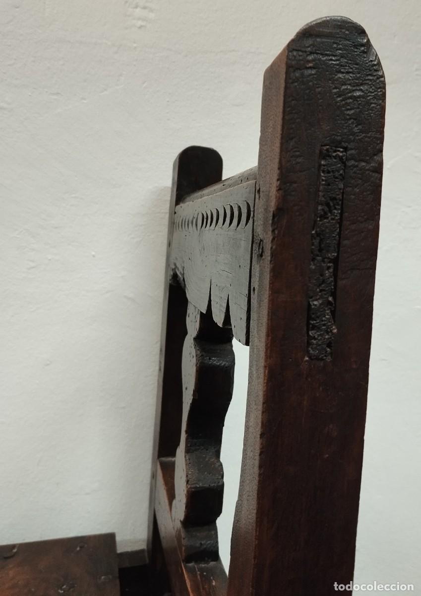 Antig&uuml;edades: SILLA RUSTICA SIGLO XVIII - Foto 15