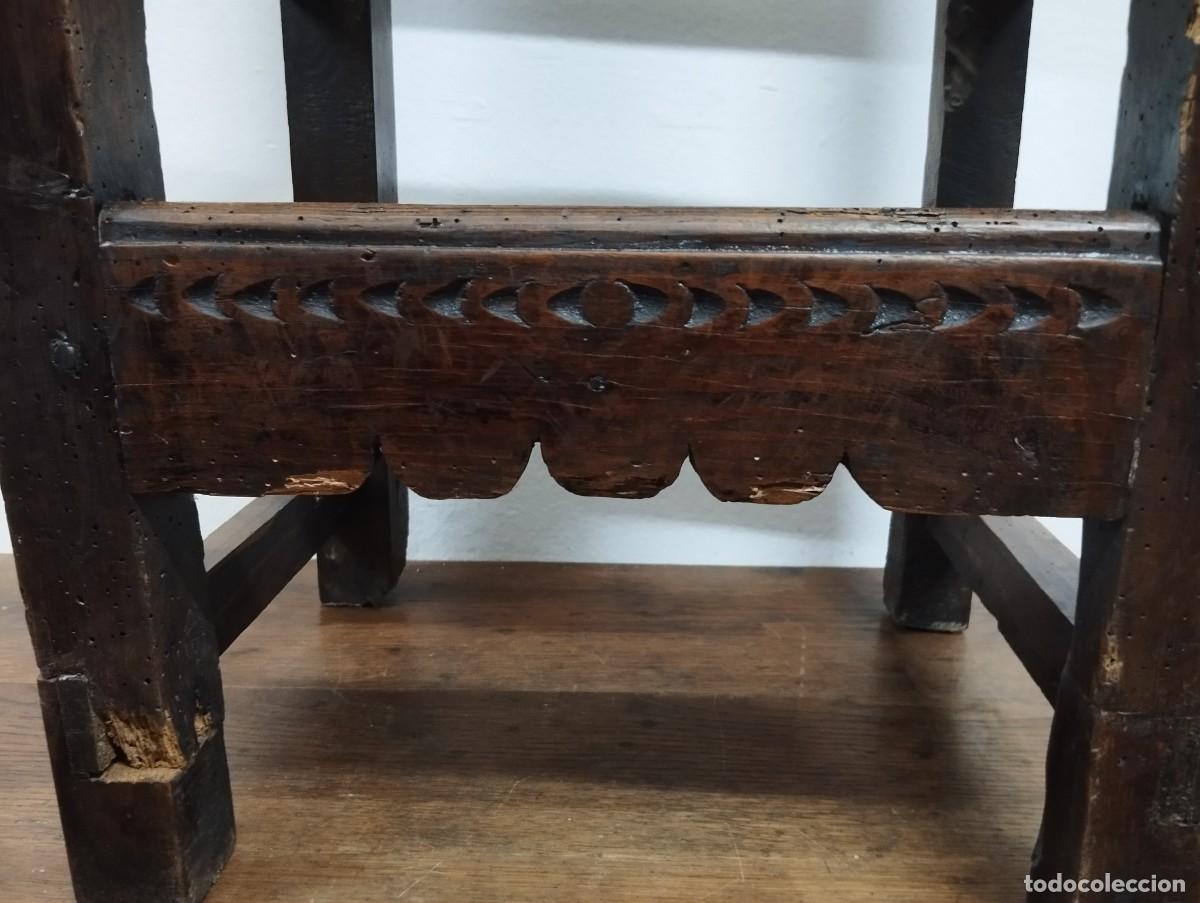 Antig&uuml;edades: SILLA RUSTICA SIGLO XVIII - Foto 17