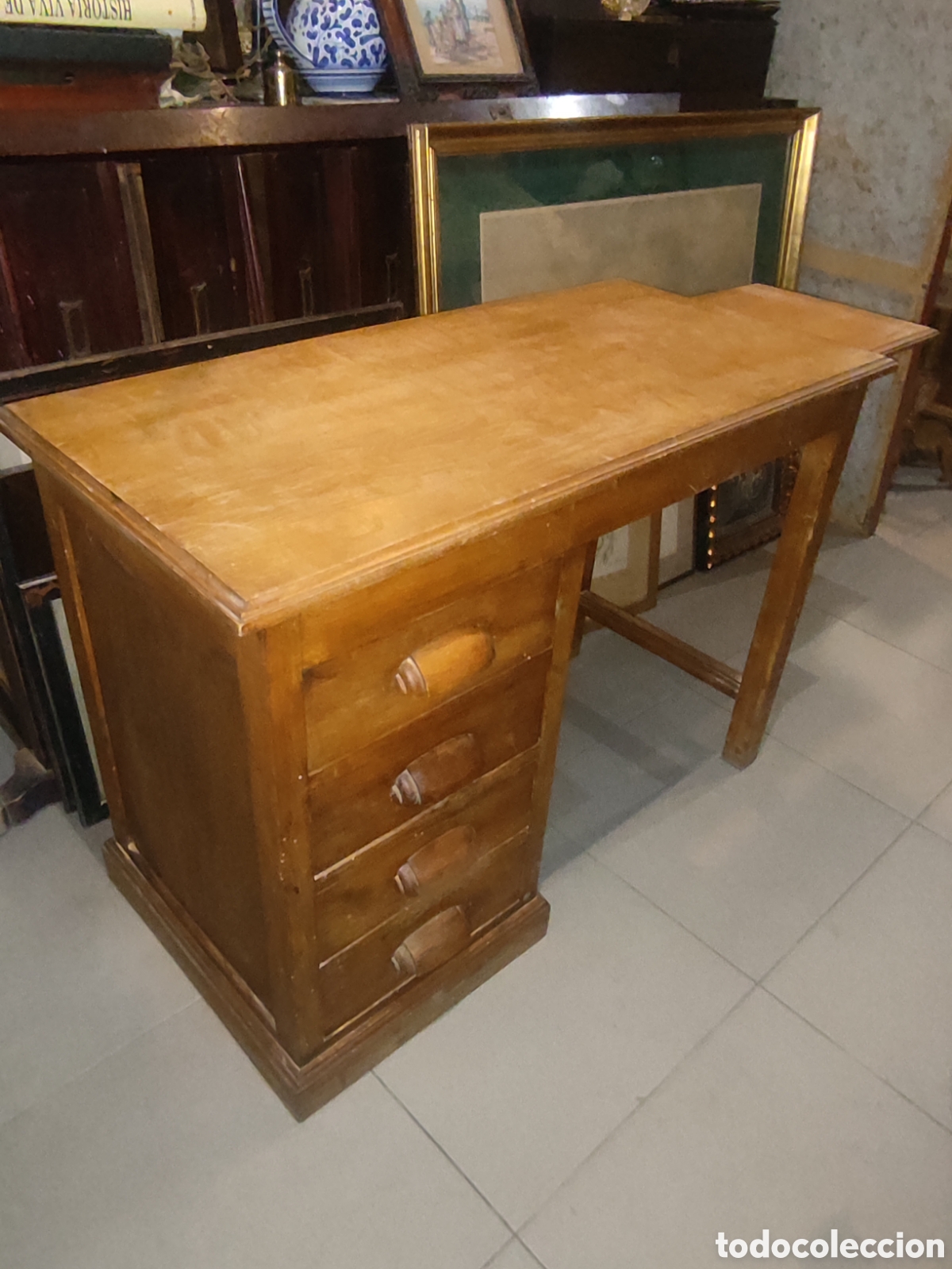 Antig&uuml;edades: PRECIOSA MESA AUXILIAR DE DESPACHO - Foto 8