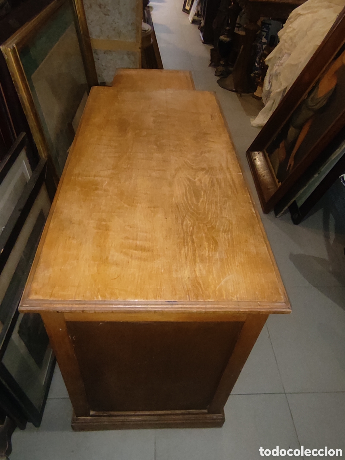 Antig&uuml;edades: PRECIOSA MESA AUXILIAR DE DESPACHO - Foto 9