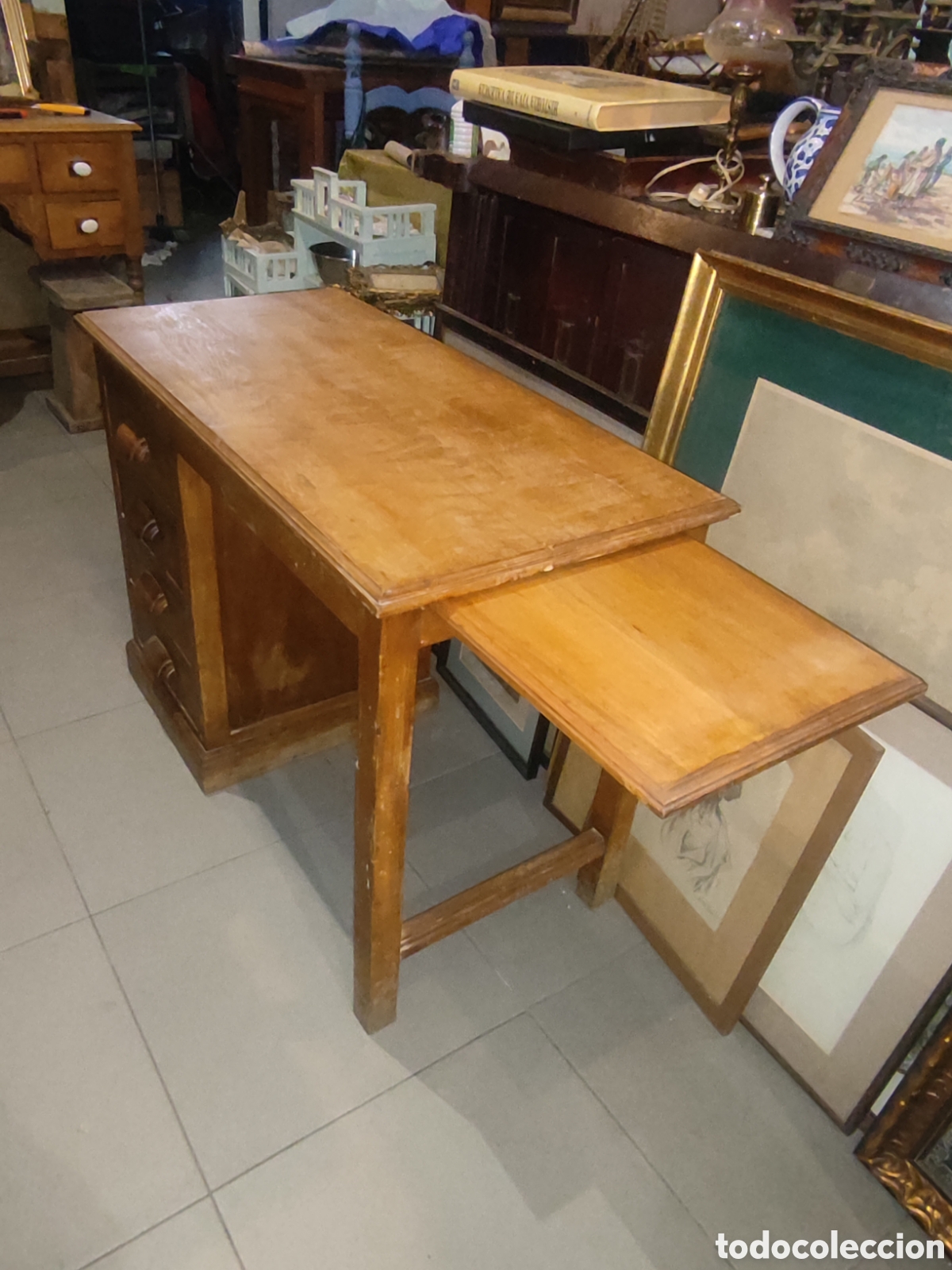 Antig&uuml;edades: PRECIOSA MESA AUXILIAR DE DESPACHO - Foto 11