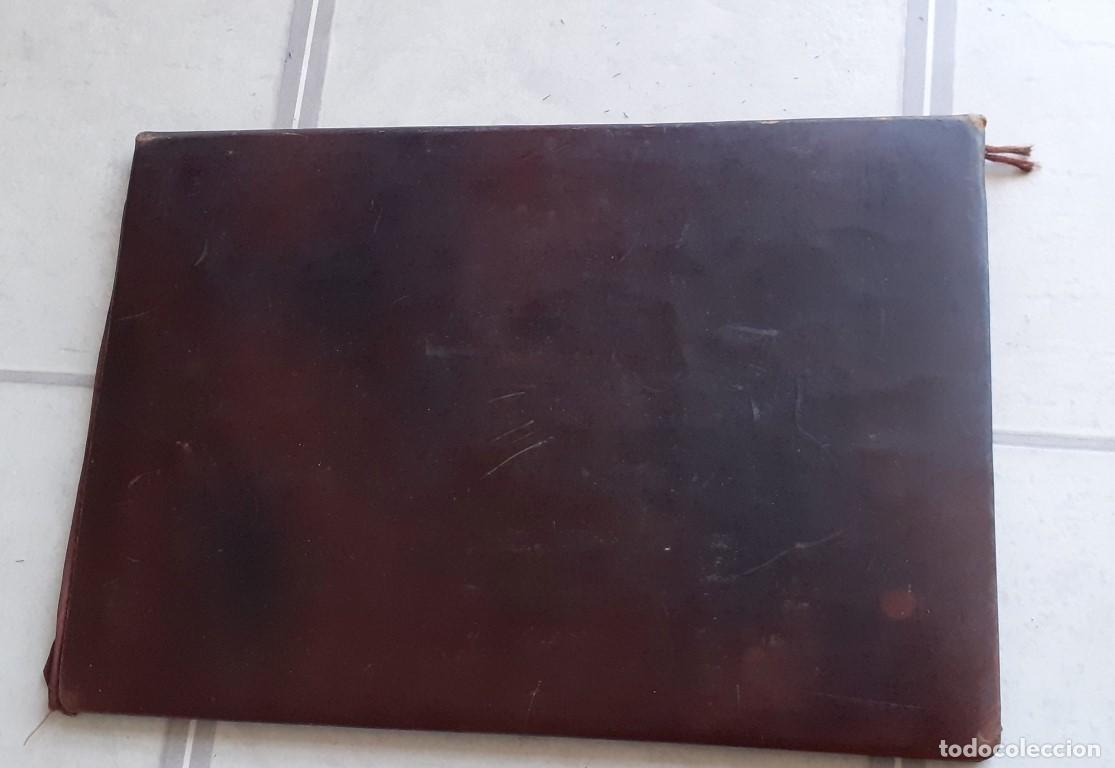 Antig&uuml;edades: CARPETA ESCRITORIO de piel