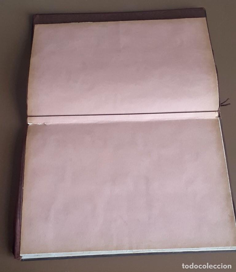 Antig&uuml;edades: CARPETA ESCRITORIO de piel - Foto 5