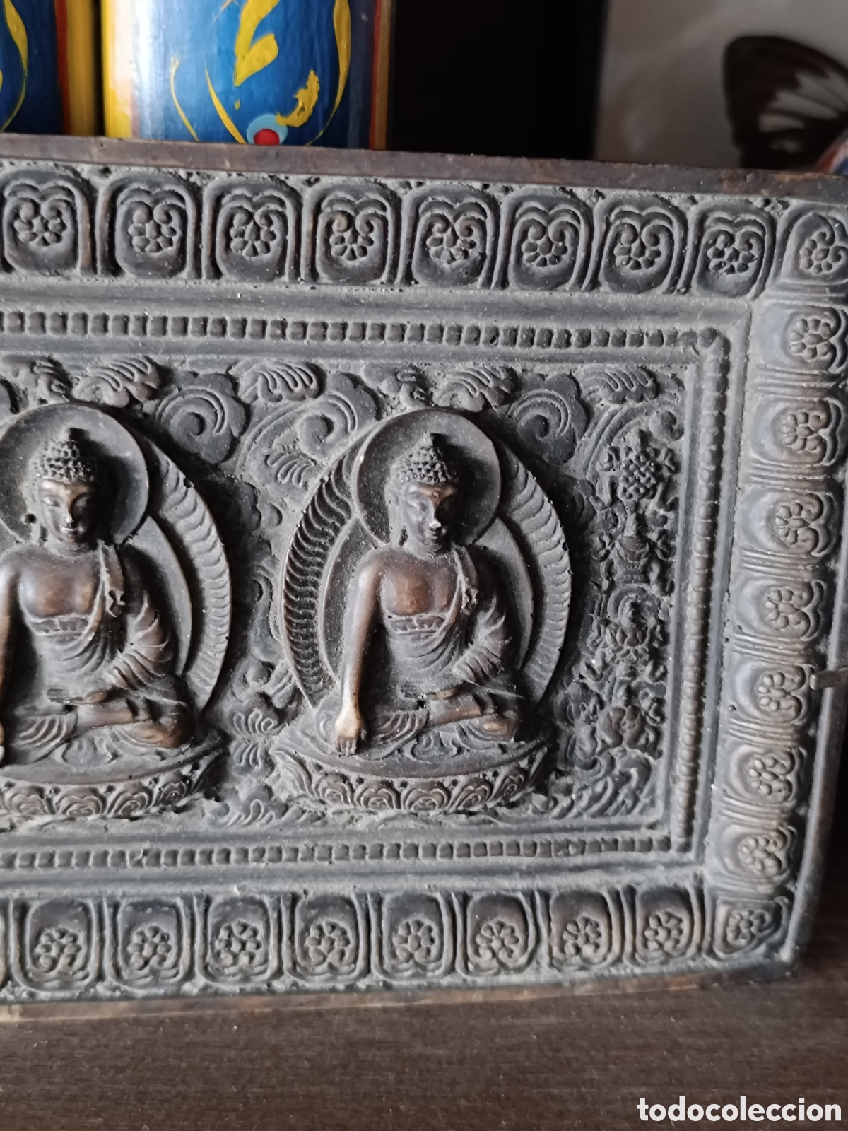 Antig&uuml;edades: Tabla tibetana budas - Foto 3