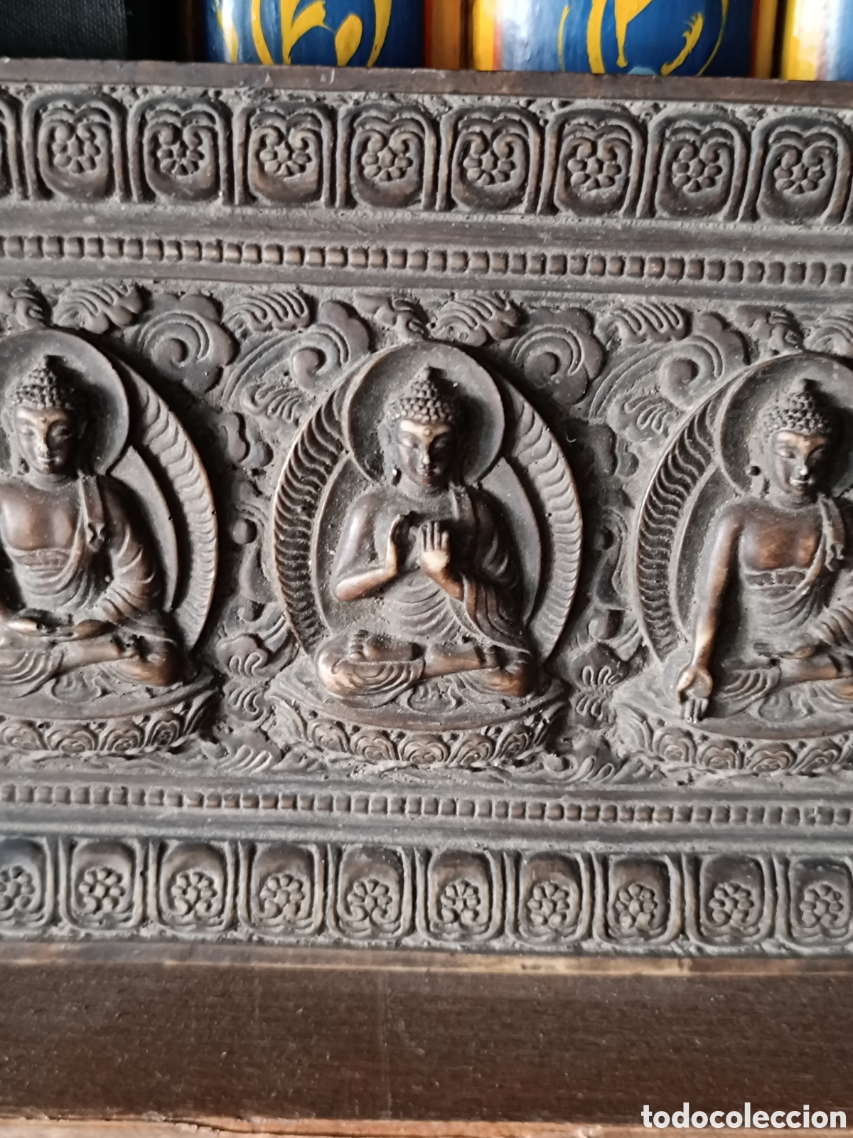 Antig&uuml;edades: Tabla tibetana budas - Foto 5