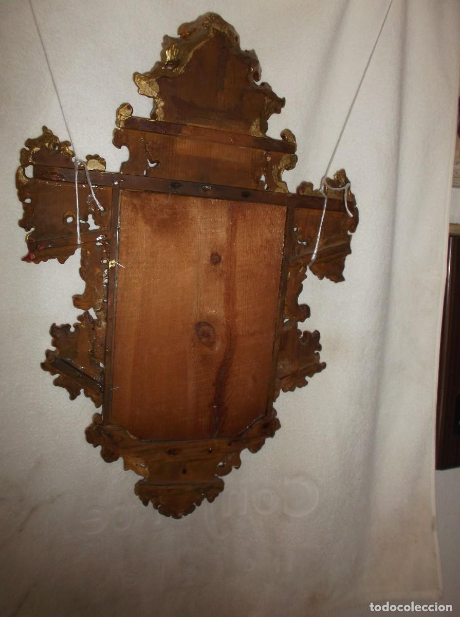 Antig&uuml;edades: CORNUCOPIA EN MADERA ANTIGUA - RESTAURADA. - Foto 2