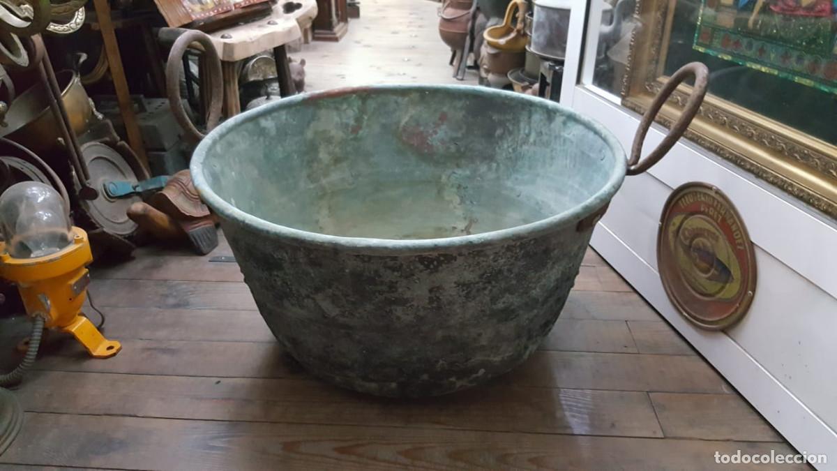 Antig&uuml;edades: ANTIGUO CALDERO DE COBRE - Foto 2