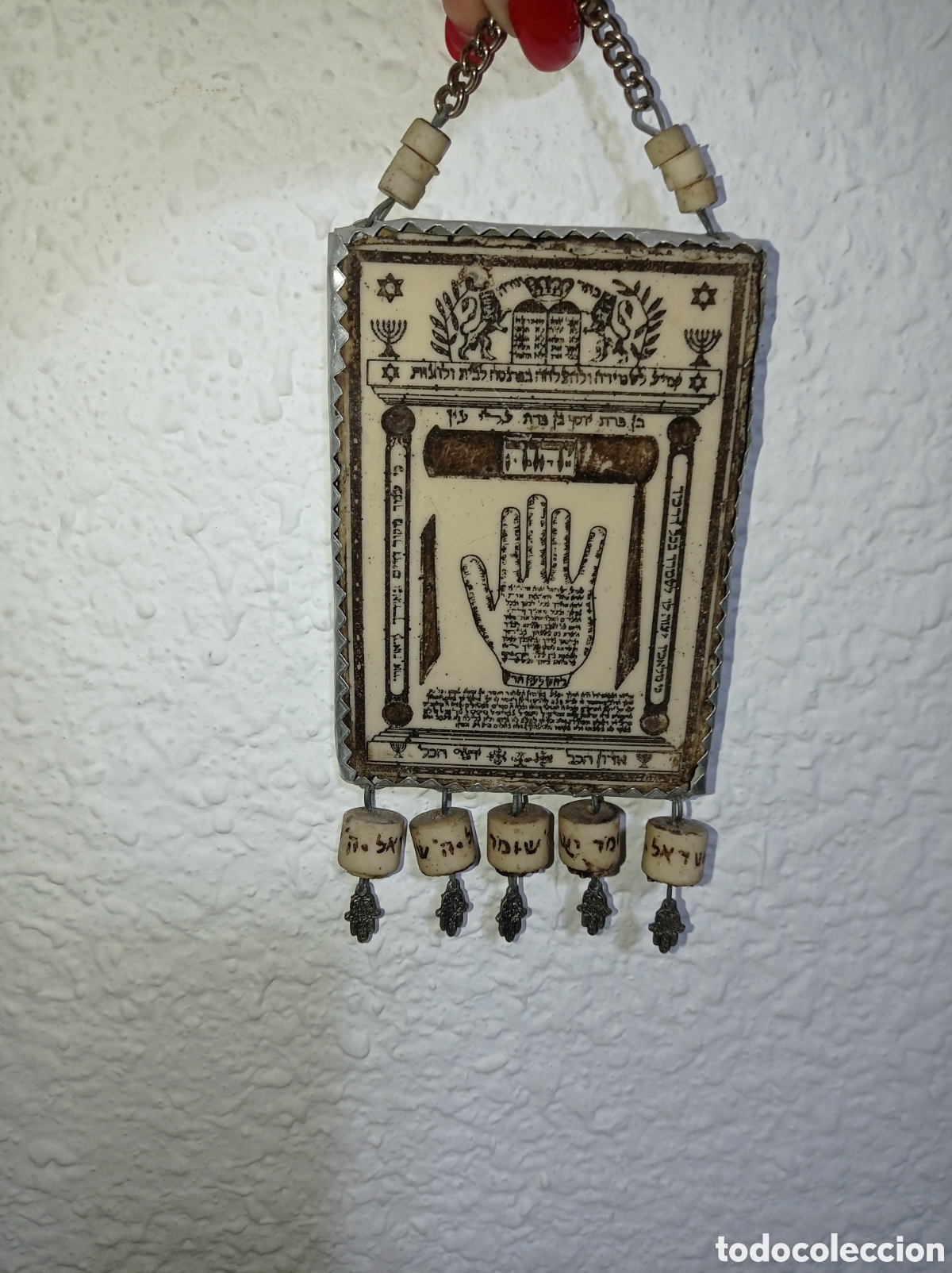 Antig&uuml;edades: Placa protectora contra el mal de ojo - Foto 1