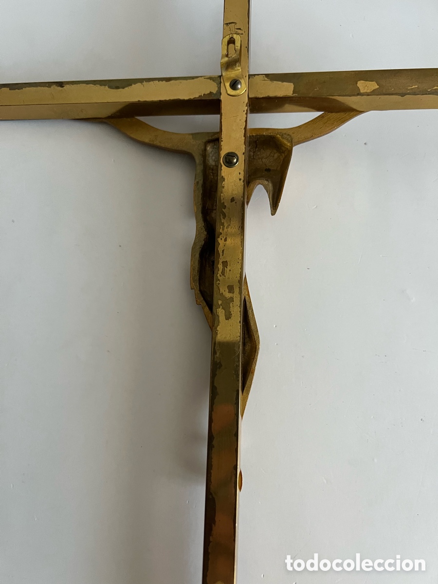 Antig&uuml;edades: Antiguo Cristo bronce - Foto 4