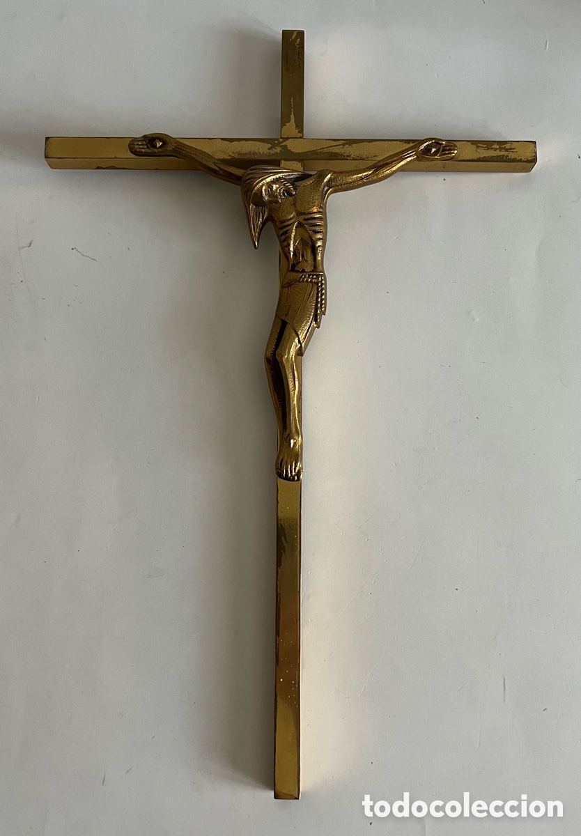 Antig&uuml;edades: Antiguo Cristo bronce - Foto 1