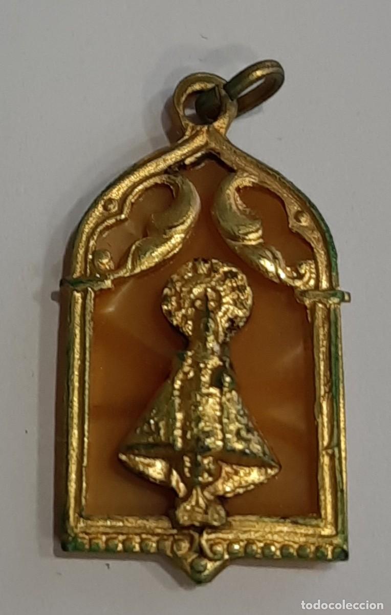 Antig&uuml;edades: MEDALLA VIRGEN DEL PILAR DORADA - Foto 1
