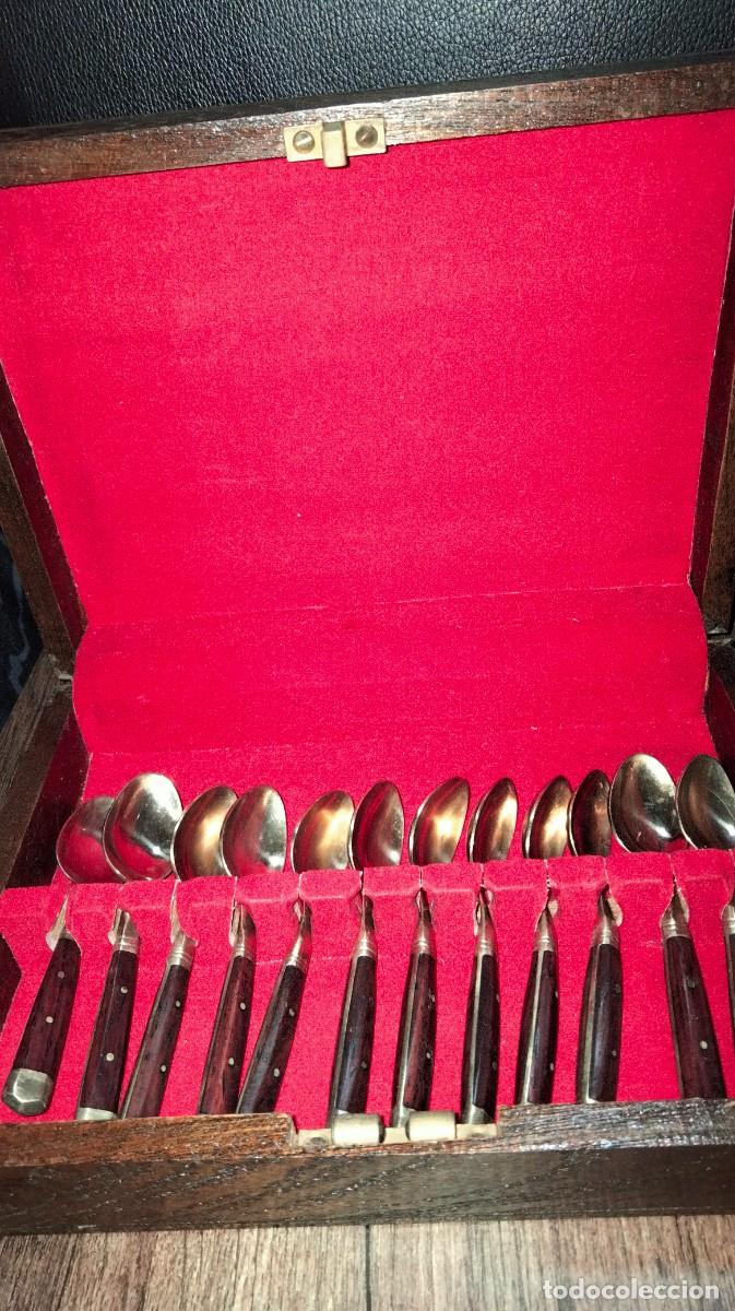 Antig&uuml;edades: JUEGO DE 12 PEQUE&Ntilde;AS CUCHARAS - Foto 1