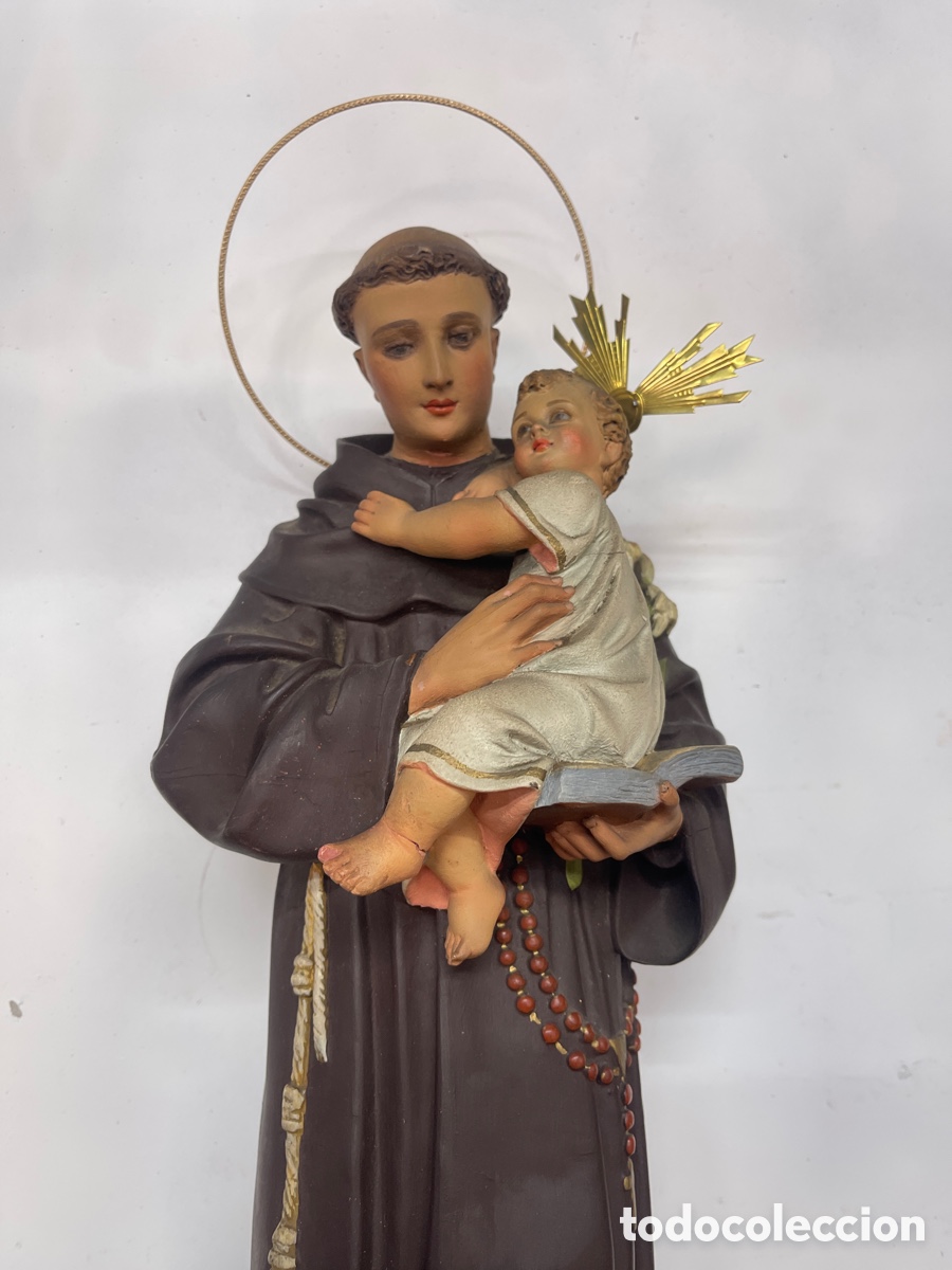 Antig&uuml;edades: San Antonio de Olot 50cms - Foto 2