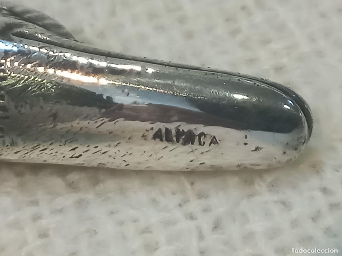 Antig&uuml;edades: DOS CISNES &uml;ALPACA PLATEADA&uml; 21cm y 19cm - Foto 19