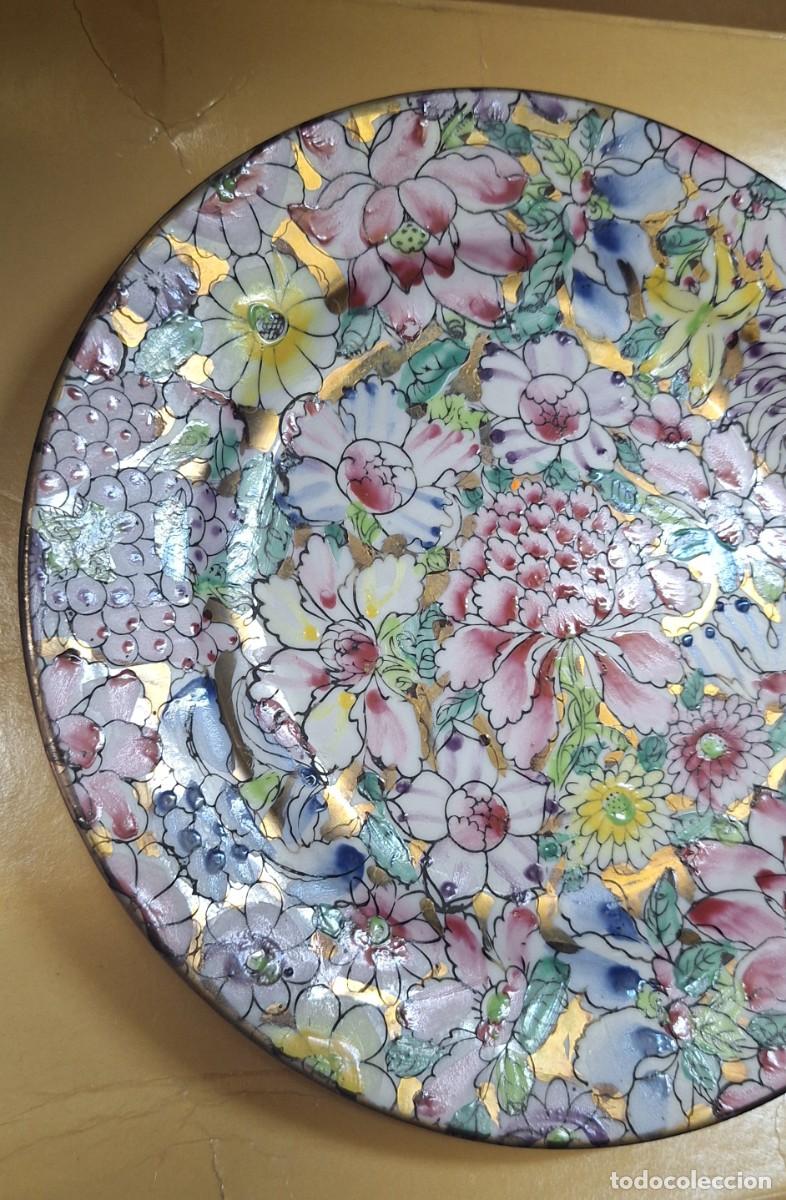 Antig&uuml;edades: Plato Mil Flores de Macao - - Foto 2