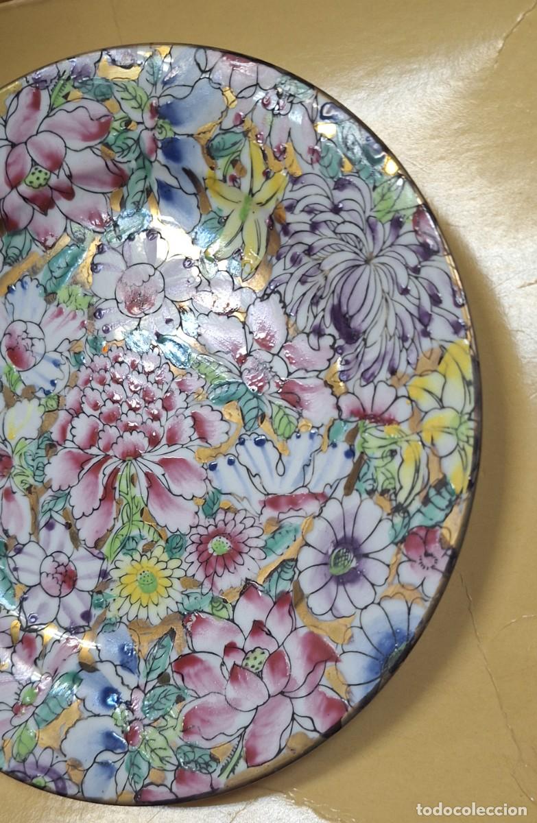Antig&uuml;edades: Plato Mil Flores de Macao - - Foto 3