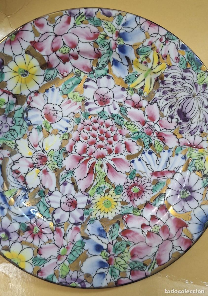 Antig&uuml;edades: Plato Mil Flores de Macao - - Foto 4