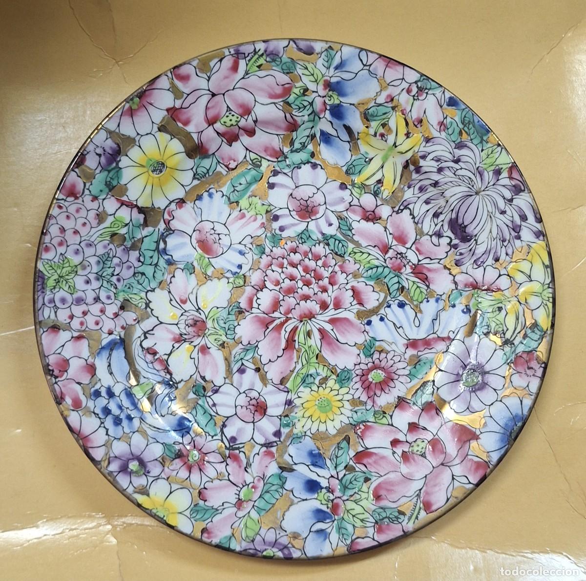 Antig&uuml;edades: Plato Mil Flores de Macao - - Foto 5