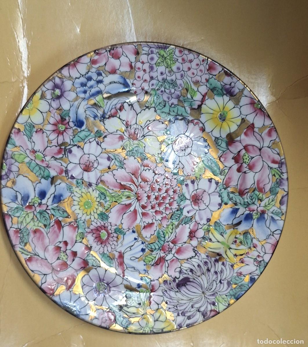 Antig&uuml;edades: Plato Mil Flores de Macao - - Foto 10