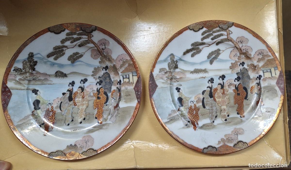 Antig&uuml;edades: Pareja de Platos Japoneses - Foto 1