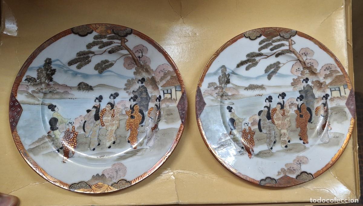 Antig&uuml;edades: Pareja de Platos Japoneses - Foto 2