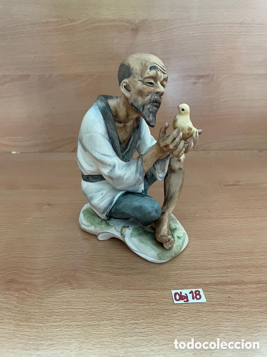 Antig&uuml;edades: FIGURA DE PORCELANA TIPO BISCUIT - Foto 2