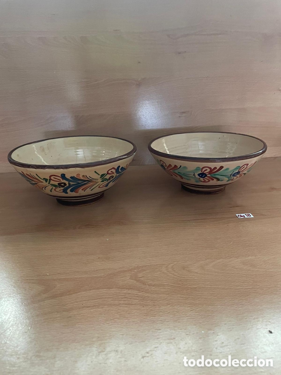 Antig&uuml;edades: Cuencos de porcelana toledana - Foto 1