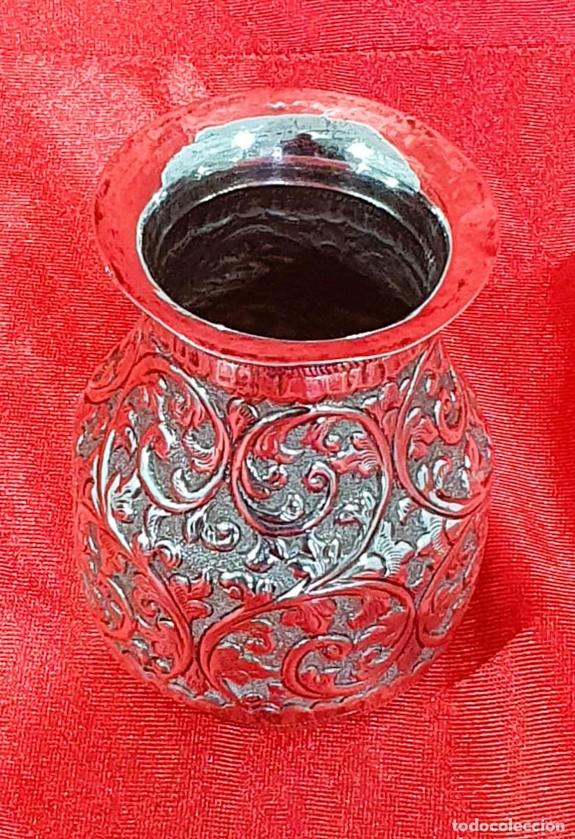 Antig&uuml;edades: Jarron cuenco relieve de plata - Foto 2