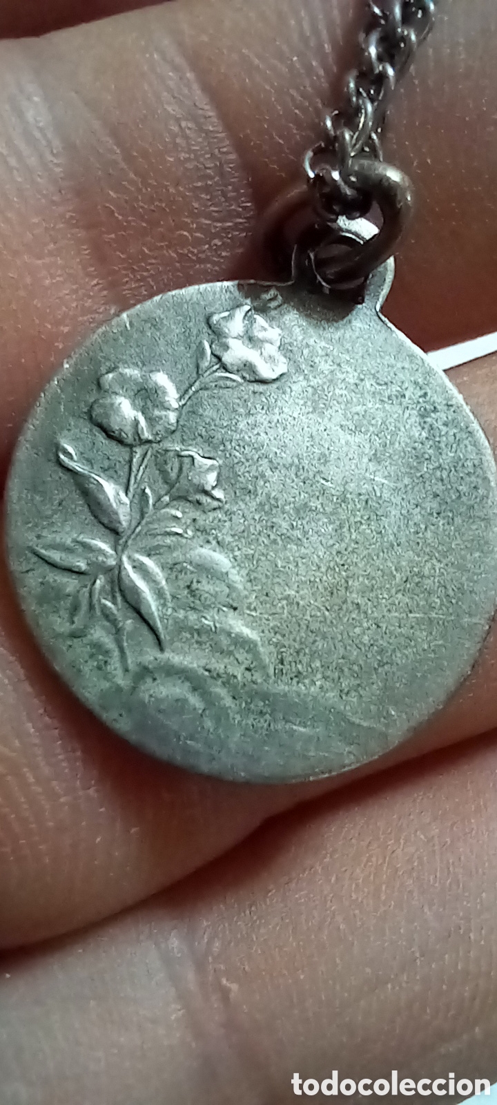 Antig&uuml;edades: ANTIGUA MEDALLA DE CRISTO - Foto 2
