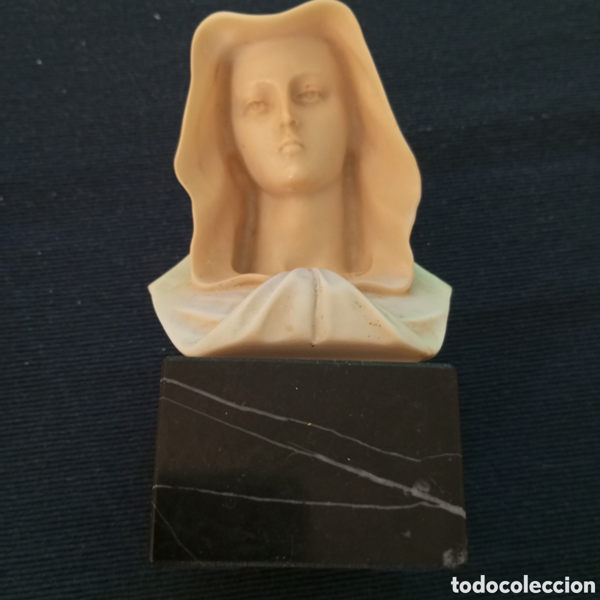 Antig&uuml;edades: Figura de Mar&iacute;a en alabastro - Foto 1