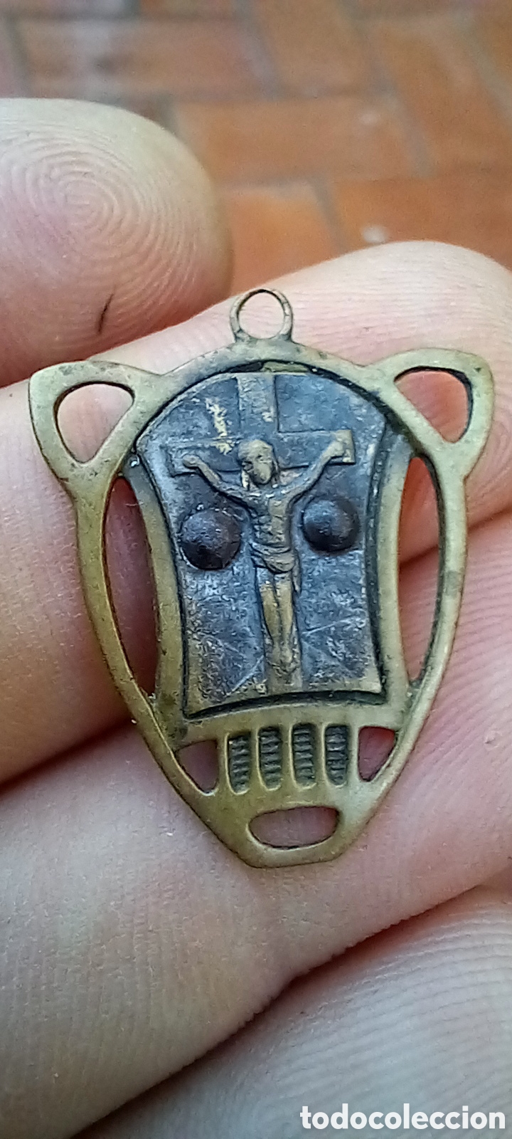 Antig&uuml;edades: ANTIGUA Y CURIOSA MEDALLA RELIGIOSA - Foto 2