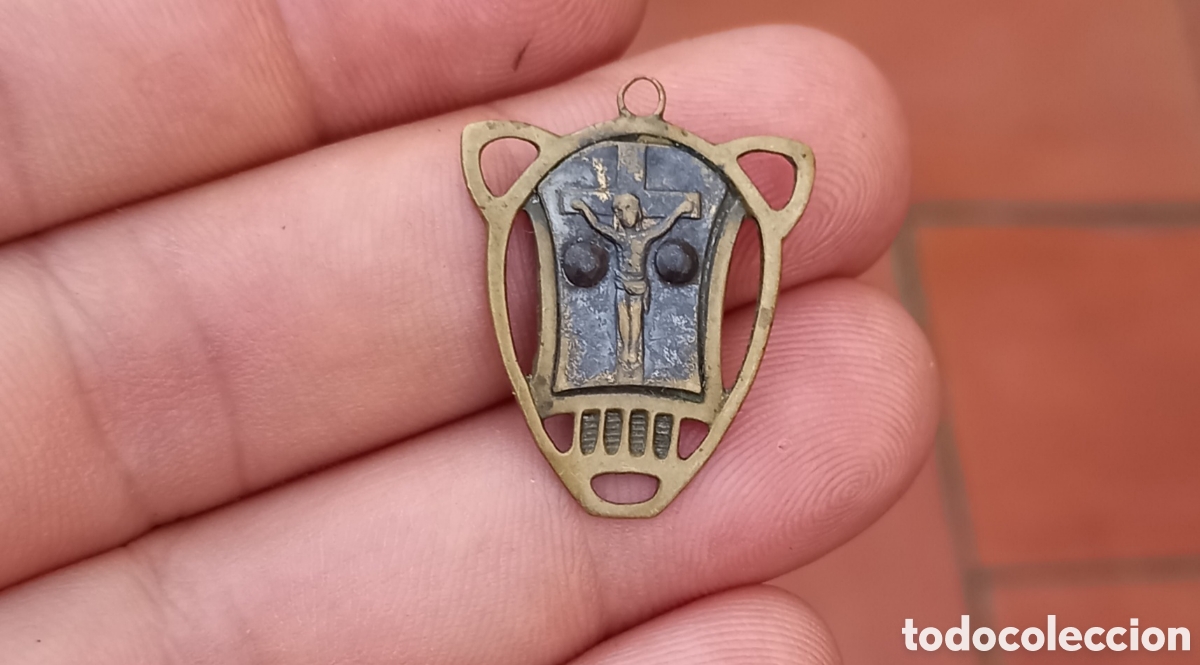 Antig&uuml;edades: ANTIGUA Y CURIOSA MEDALLA RELIGIOSA - Foto 1