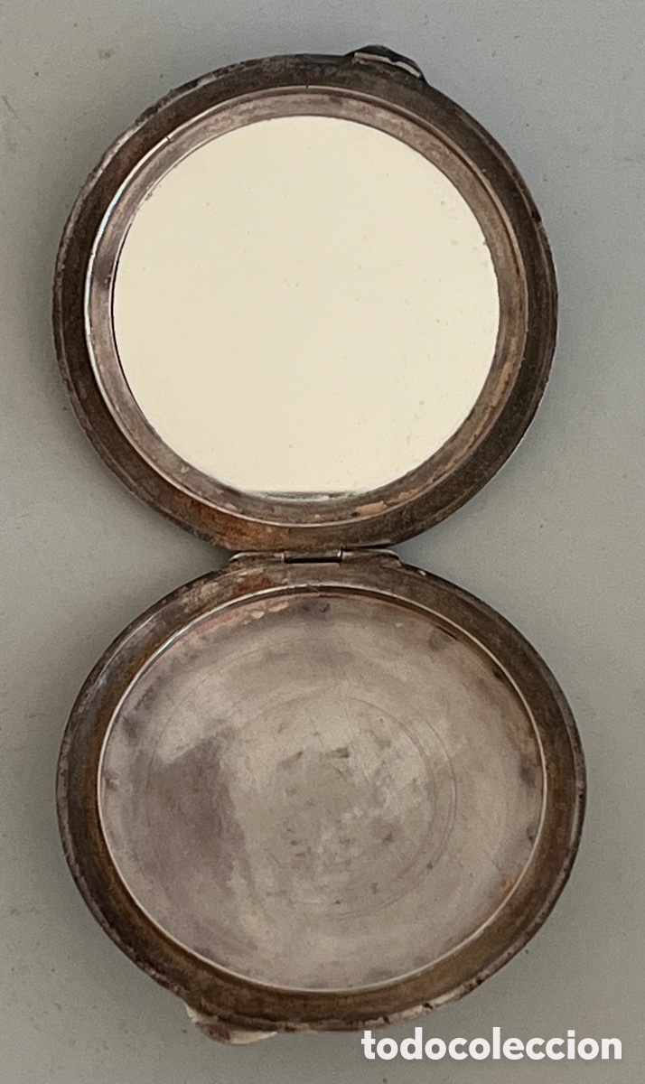 Antig&uuml;edades: POLVERA DE PLATA Y ESMALTE GILLOCH&Eacute; - Foto 2
