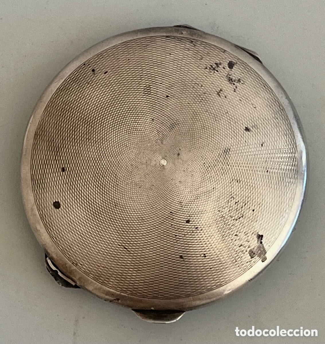 Antig&uuml;edades: POLVERA DE PLATA Y ESMALTE GILLOCH&Eacute; - Foto 3