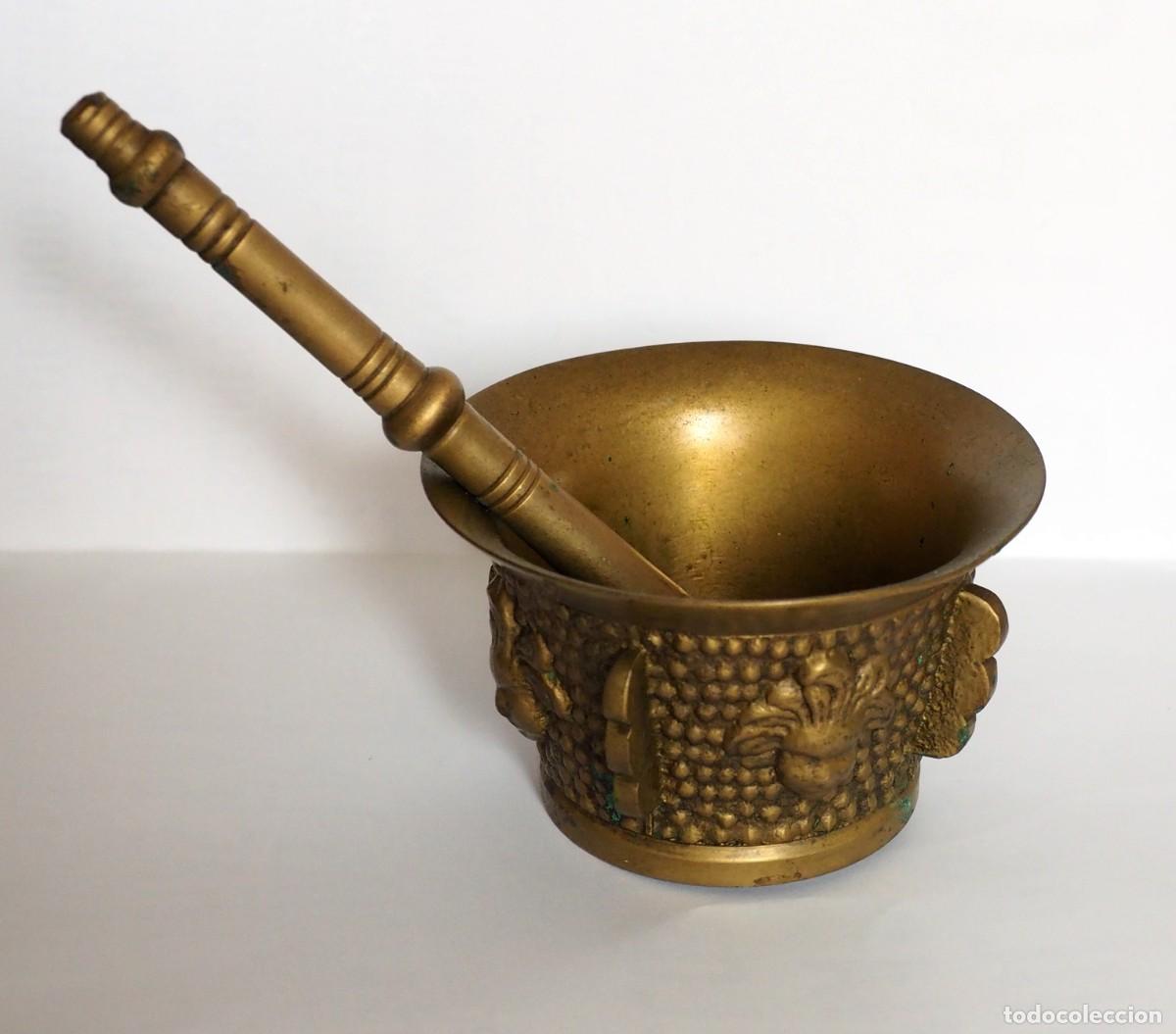 Antig&uuml;edades: ANTIGUO MORTERO O ALMIDEZ DE BRONCE - Foto 1