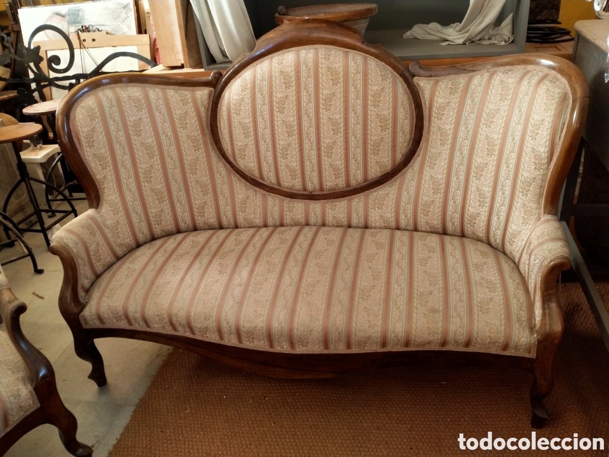 Antig&uuml;edades: TRESILLO TIPO REJENTA - Foto 2